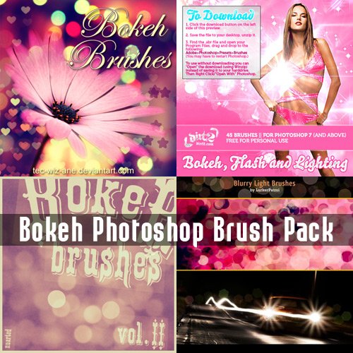 Bokeh Photoshop Brush Pack